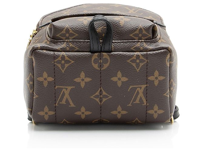 Zaino Louis Vuitton Monogram Canvas Palm Springs Mini Nero - vista 4