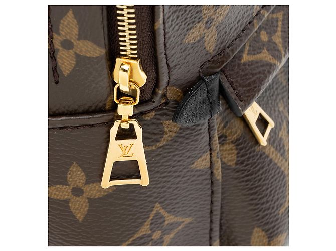 Zaino Louis Vuitton Monogram Canvas Palm Springs Mini Nero - vista 9