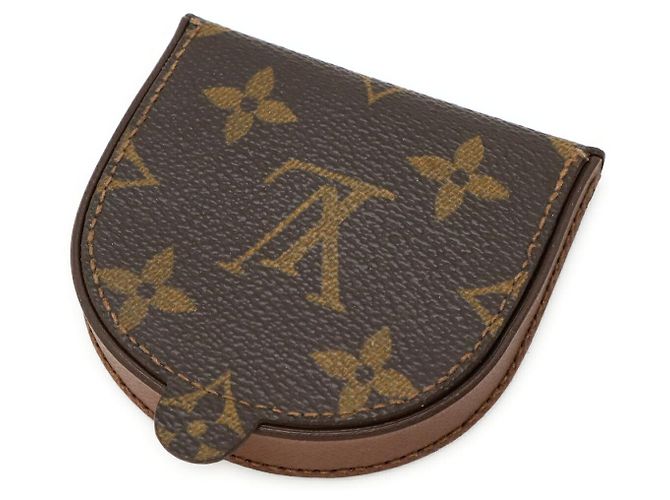 Louis Vuitton Porte Monnaie Cuvette Coin Case Castaño - vista 2