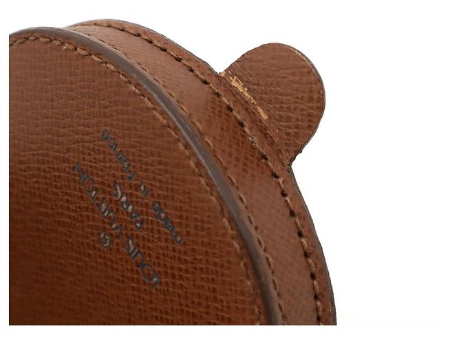 Louis Vuitton Porte Monnaie Cuvette Coin Case Castaño - vista 8