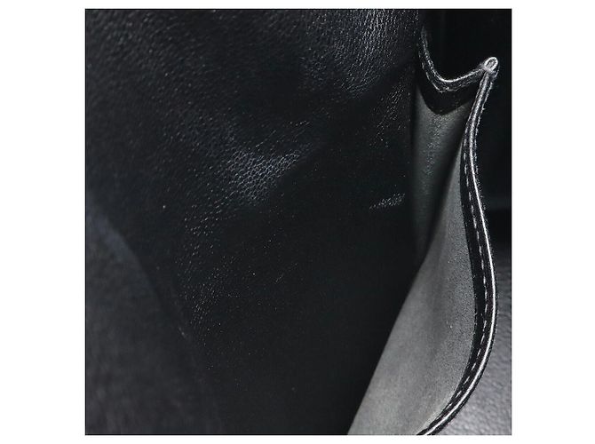 Borsa Hermès Kelly Nera in pelle di vitello Pony Nero - vista 8