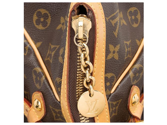 Borsa Satchel Louis Vuitton Monogram Canvas Tivoli GM Marrone - vista 10
