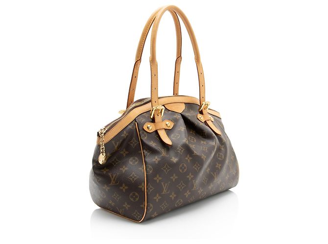 Borsa Satchel Louis Vuitton Monogram Canvas Tivoli GM Marrone - vista 2