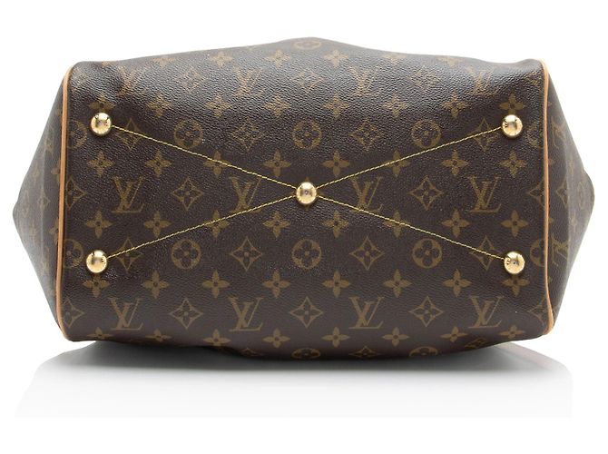 Borsa Satchel Louis Vuitton Monogram Canvas Tivoli GM Marrone - vista 4