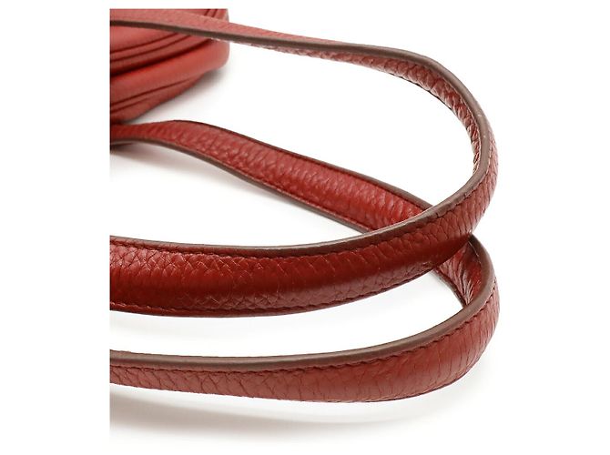 Hermès Borsa da viaggio Hermes Victoria Rosso - vista 5