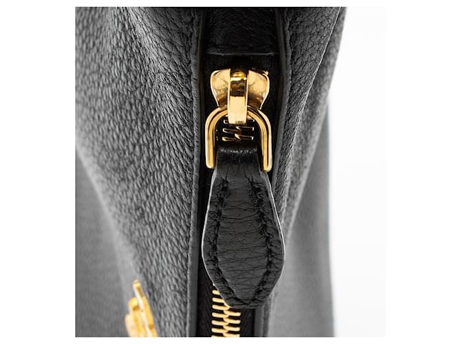 Prada Vitello Phenix Small Messenger Nero - vista 9