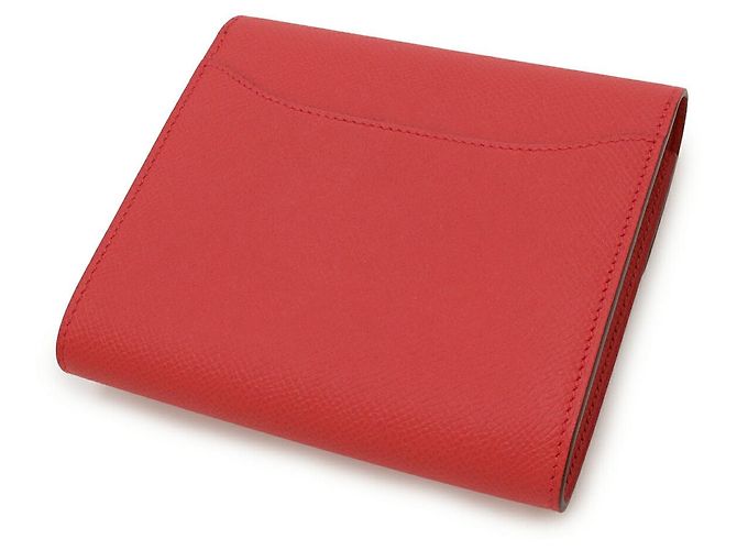 Hermès Portafoglio Constance Compact Bifold Rosa - vista 2