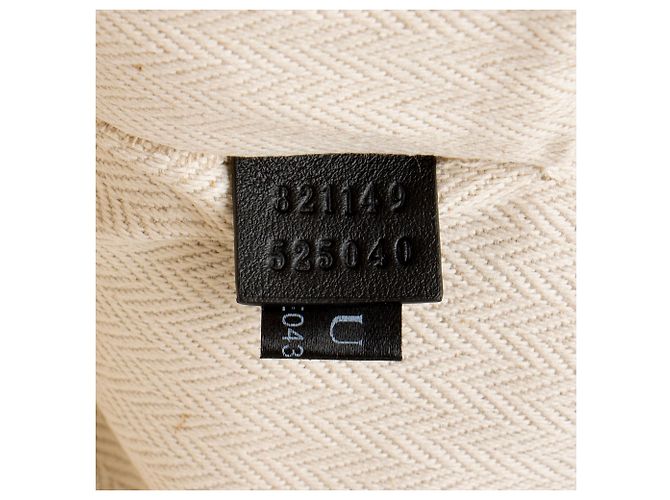 Borsetta Gucci GG Supreme Emblem Nero - vista 6