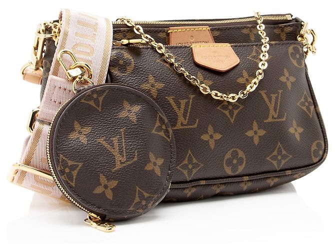 Louis Vuitton Monogram Canvas Multi-Pochette Accessoires Marrone - vista 2