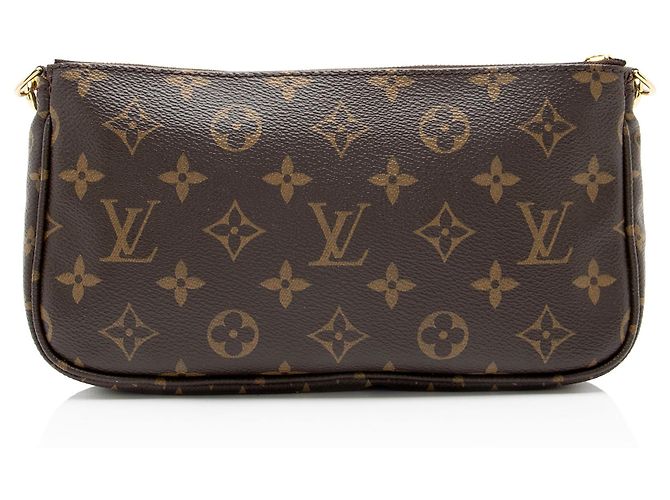 Louis Vuitton Monogram Canvas Multi-Pochette Accessoires Marrone - vista 3