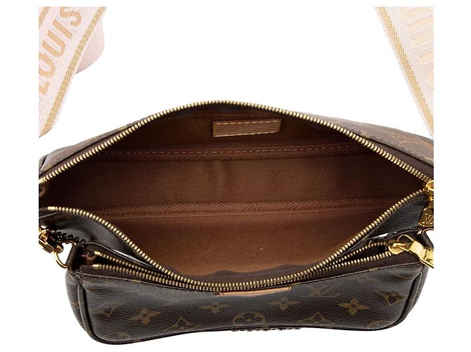 Louis Vuitton Monogram Canvas Multi-Pochette Accessoires Marrone - vista 7