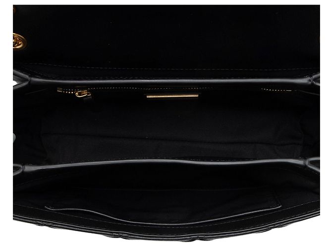 Borsa a spalla Fleming Small in pelle trapuntata Tory Burch Nero - vista 6