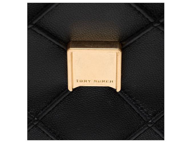 Borsa a spalla Fleming Small in pelle trapuntata Tory Burch Nero - vista 9