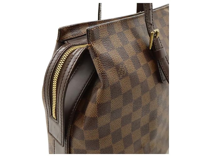 Borsa Tote Louis Vuitton Damier Chelsea Marrone - vista 7