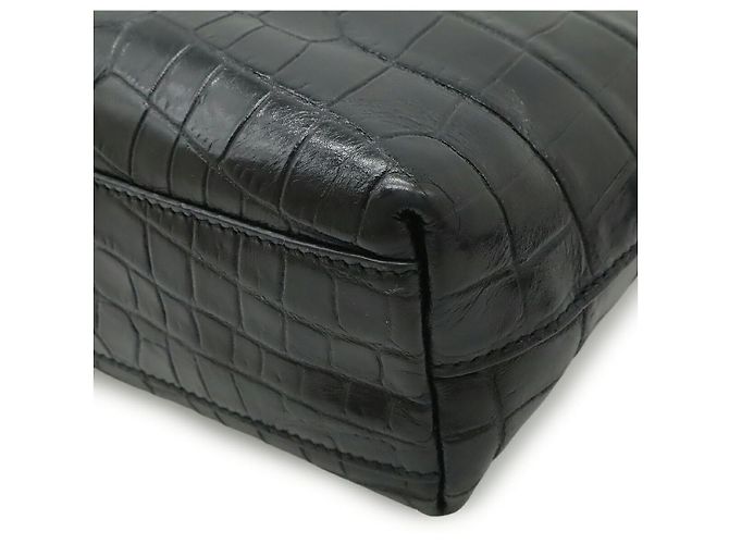 Saint Laurent Mini Bolsa de Compras Brinquedo Preto - vista 3