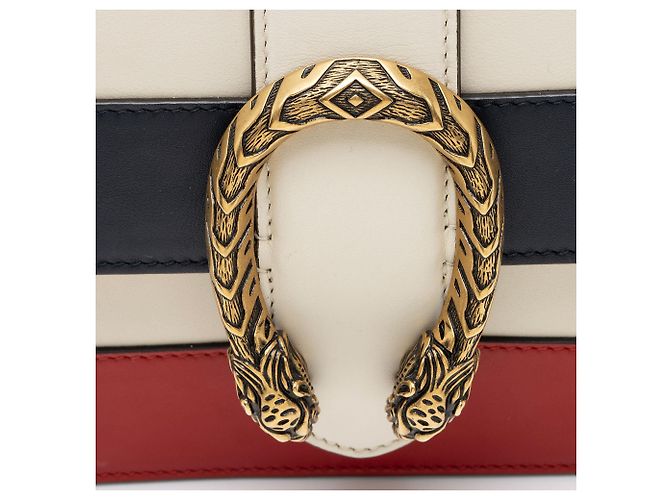 Gucci Mini Sac à Main Dionysus en Cuir avec Bambou Bleu - vue 10