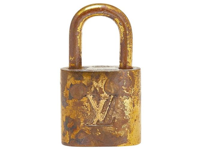 Set Lucchetto e Chiave Louis Vuitton D'oro Metallico - vista 2