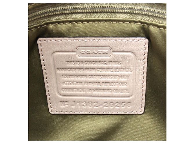 Borsa tote a spalla COACH Madison Geyssard Twist in pelle Rosa - vista 4