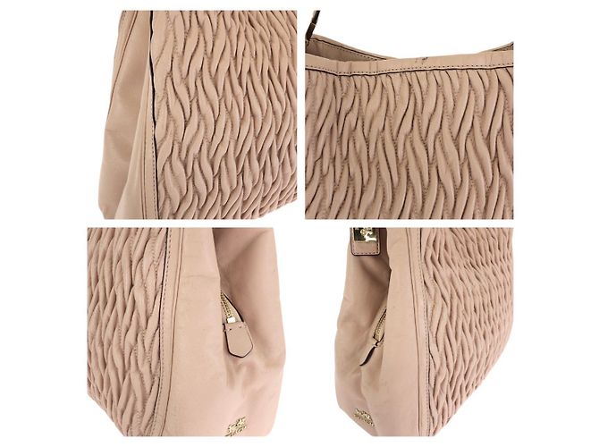 Borsa tote a spalla COACH Madison Geyssard Twist in pelle Rosa - vista 5