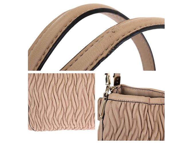 Borsa tote a spalla COACH Madison Geyssard Twist in pelle Rosa - vista 6