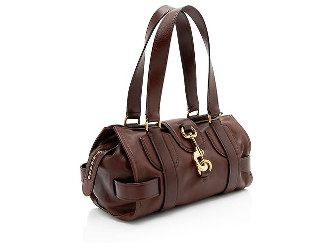 Chloé Borsa Satchel Chloe Kerala 25 in pelle di vitello Marrone - vista 2
