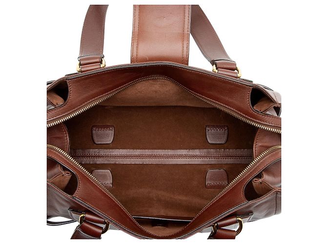 Chloé Borsa Satchel Chloe Kerala 25 in pelle di vitello Marrone - vista 7