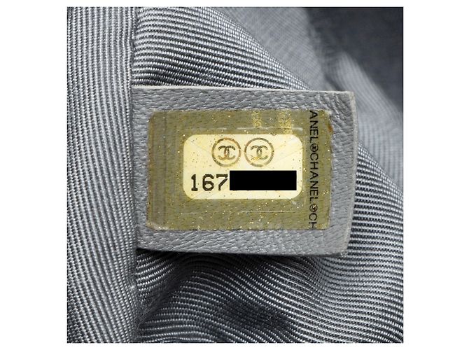 Gabrielle Chanel Coco Pleats Tote aus Kalbsleder Blau - Ansicht 6