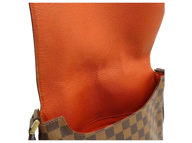 Borsa a tracolla Louis Vuitton Damier Musette Marrone - vista 6