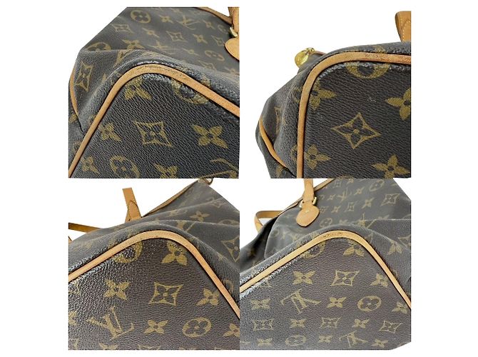 Borsa a mano e a tracolla Louis Vuitton Palermo PM Monogram Marrone - vista 10