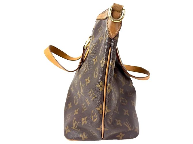 Borsa a mano e a tracolla Louis Vuitton Palermo PM Monogram Marrone - vista 3