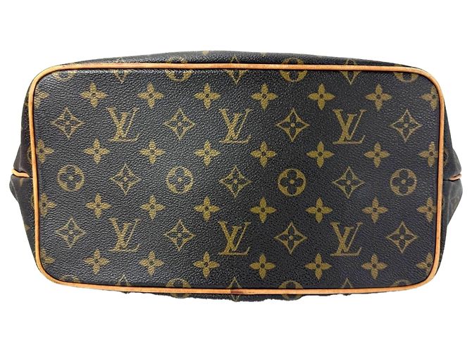 Borsa a mano e a tracolla Louis Vuitton Palermo PM Monogram Marrone - vista 4