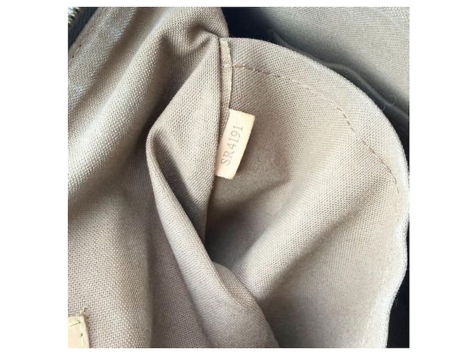 Borsa a mano e a tracolla Louis Vuitton Palermo PM Monogram Marrone - vista 5
