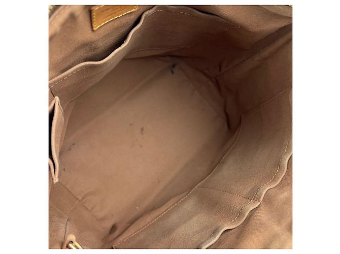 Borsa a mano e a tracolla Louis Vuitton Palermo PM Monogram Marrone - vista 6