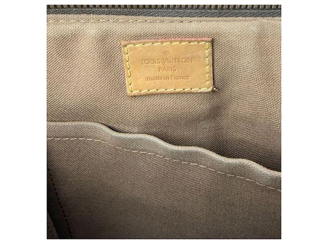 Borsa a mano e a tracolla Louis Vuitton Palermo PM Monogram Marrone - vista 7