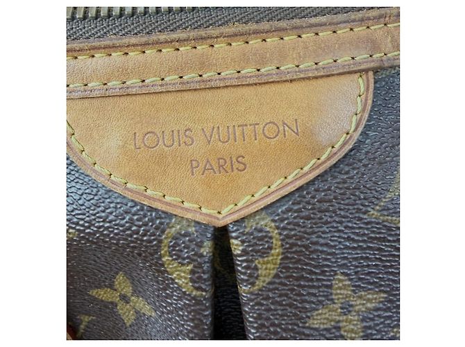 Borsa a mano e a tracolla Louis Vuitton Palermo PM Monogram Marrone - vista 9