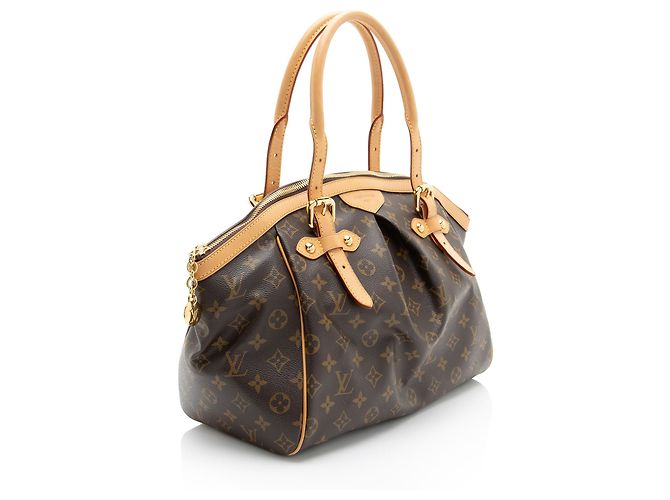 Bolso Satchel Louis Vuitton Monogram Canvas Tivoli GM Castaño - vista 2