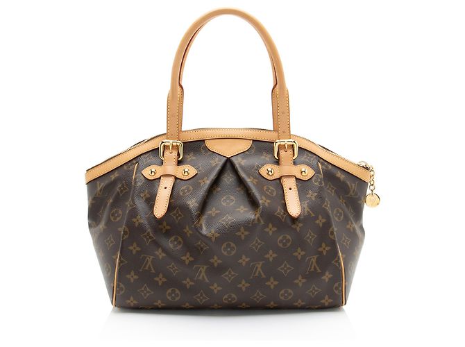 Bolso Satchel Louis Vuitton Monogram Canvas Tivoli GM Castaño - vista 3