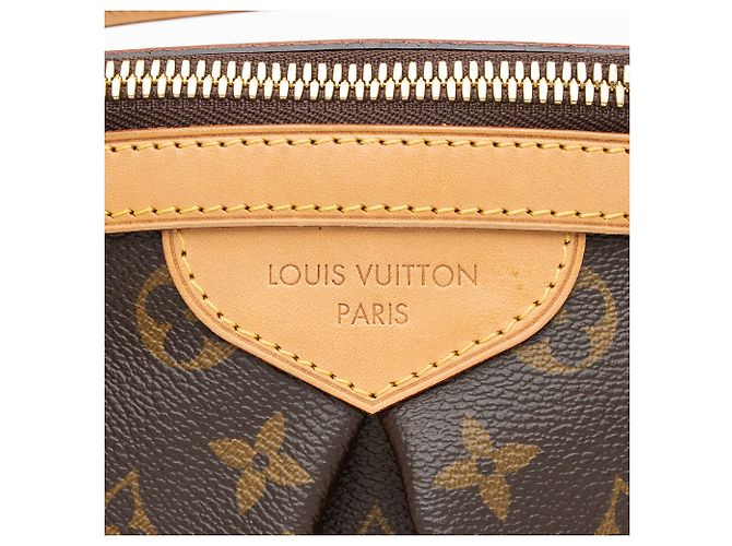 Bolso Satchel Louis Vuitton Monogram Canvas Tivoli GM Castaño - vista 9