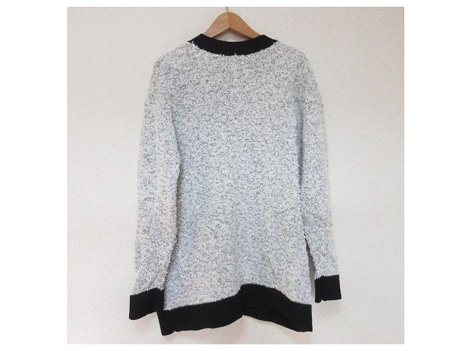 Autre Marque Cárdigan de punto tweed INDIVI Blanco - vista 2
