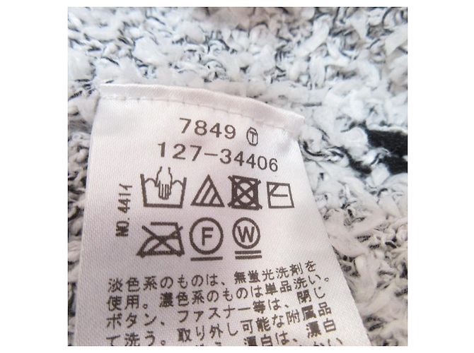 Autre Marque Cárdigan de punto tweed INDIVI Blanco - vista 7