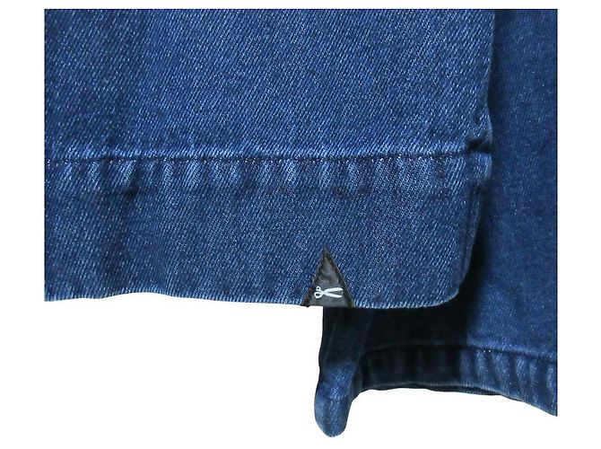 Autre Marque Denham Denim-Bluse Blau - Ansicht 5