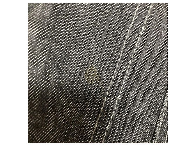 Autre Marque CASA FLINE Pleats Docking Plisse-Denimkleid - Ansicht 8