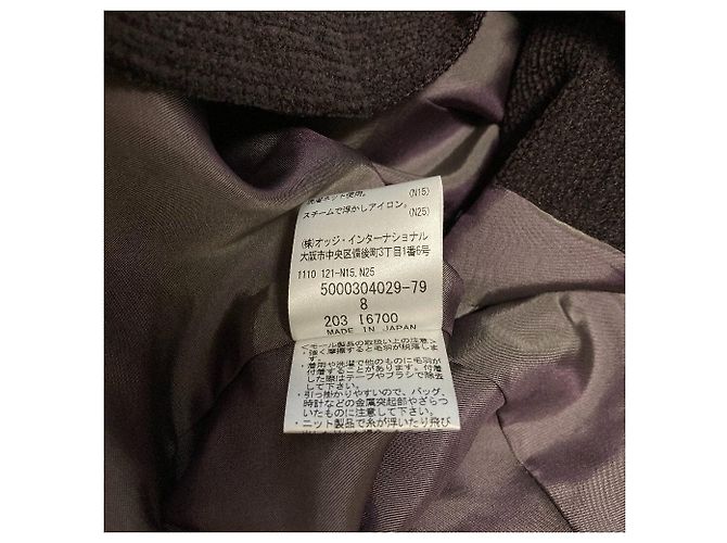 Autre Marque Chaqueta sin cuello Aquascutum Castaño - vista 4