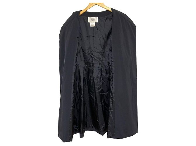 Autre Marque Abrigo acolchado con capucha Rene Castaño Marrón oscuro Azul marino - vista 3