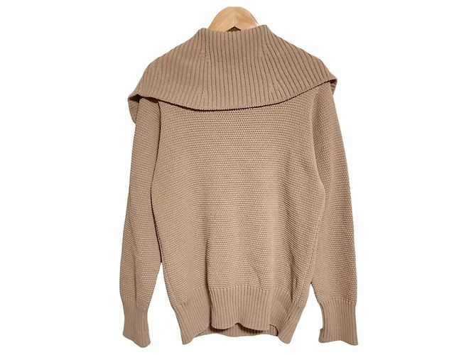 Autre Marque yori Strickpullover mit Matrosenkragen Beige - Ansicht 2