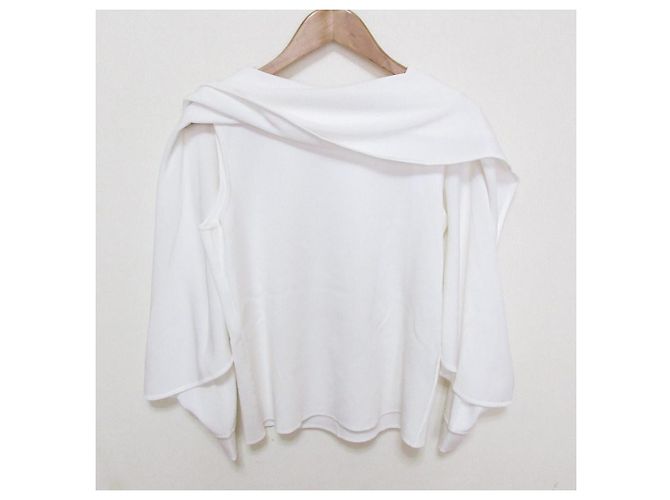 Autre Marque ADORE Strickware mit Cape-Ärmeln Weiß - Ansicht 3