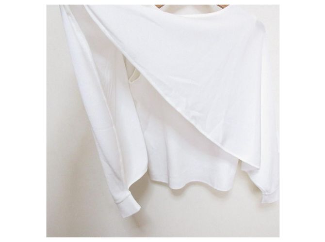 Autre Marque ADORE Strickware mit Cape-Ärmeln Weiß - Ansicht 6