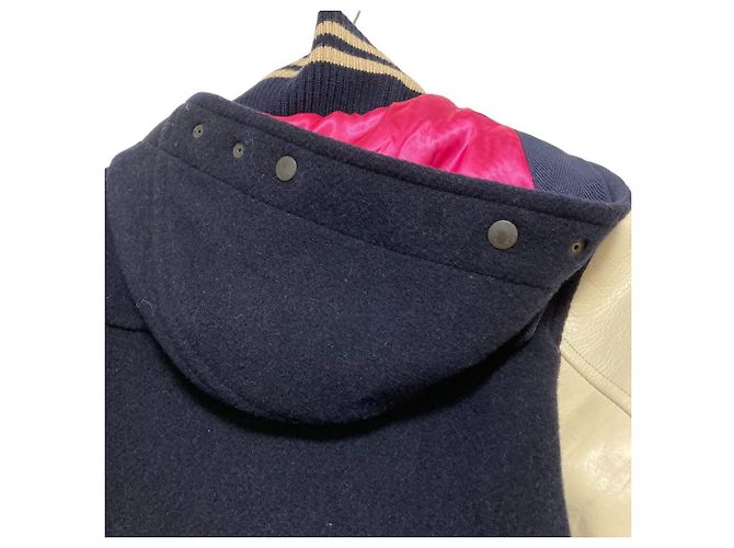 Autre Marque Abrigo Duffle Junya Watanabe MAN Abrigo de Lana Azul - vista 6