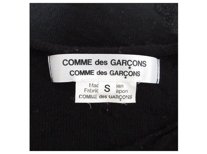 Autre Marque COMME des GARCONS Stricktop mit Blumen Schwarz - Ansicht 5