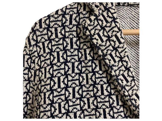 Autre Marque Chaqueta de punto jacquard Altea Blanco - vista 2